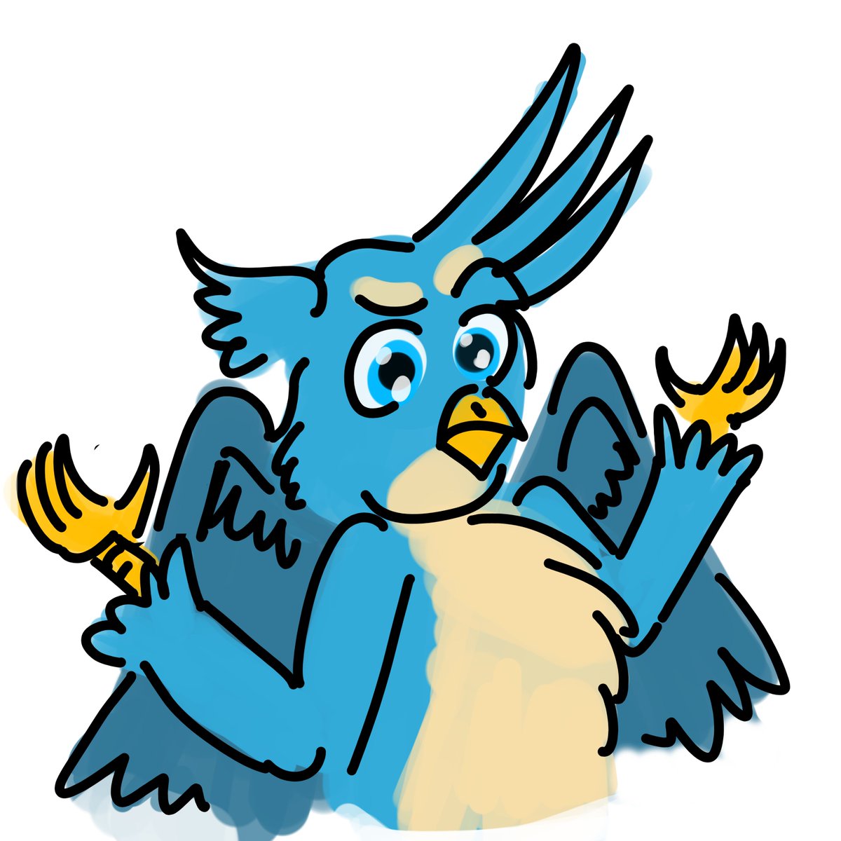 FiredogStu8's tweet photo. #Shrugpony but it's a #Gallus.
Cos I wanna colour a doodle.
#mylittlepony #mlpfanart #mlpgallus https://t.co/h29rpNXgT7