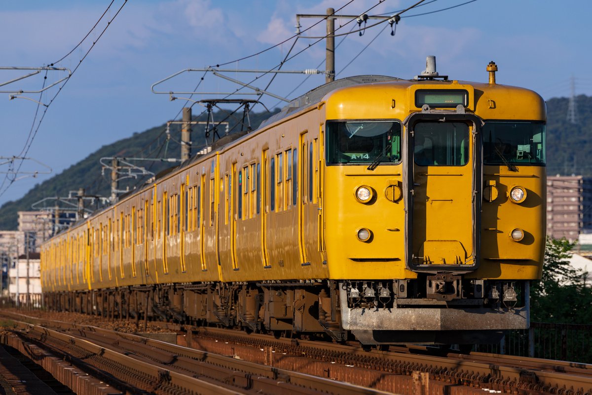 213A_'s tweet photo. 7/25 427M 115系A-14+D-18編成

……久々に本線での7両を見た気がした https://t.co/oIvEnSSFVf