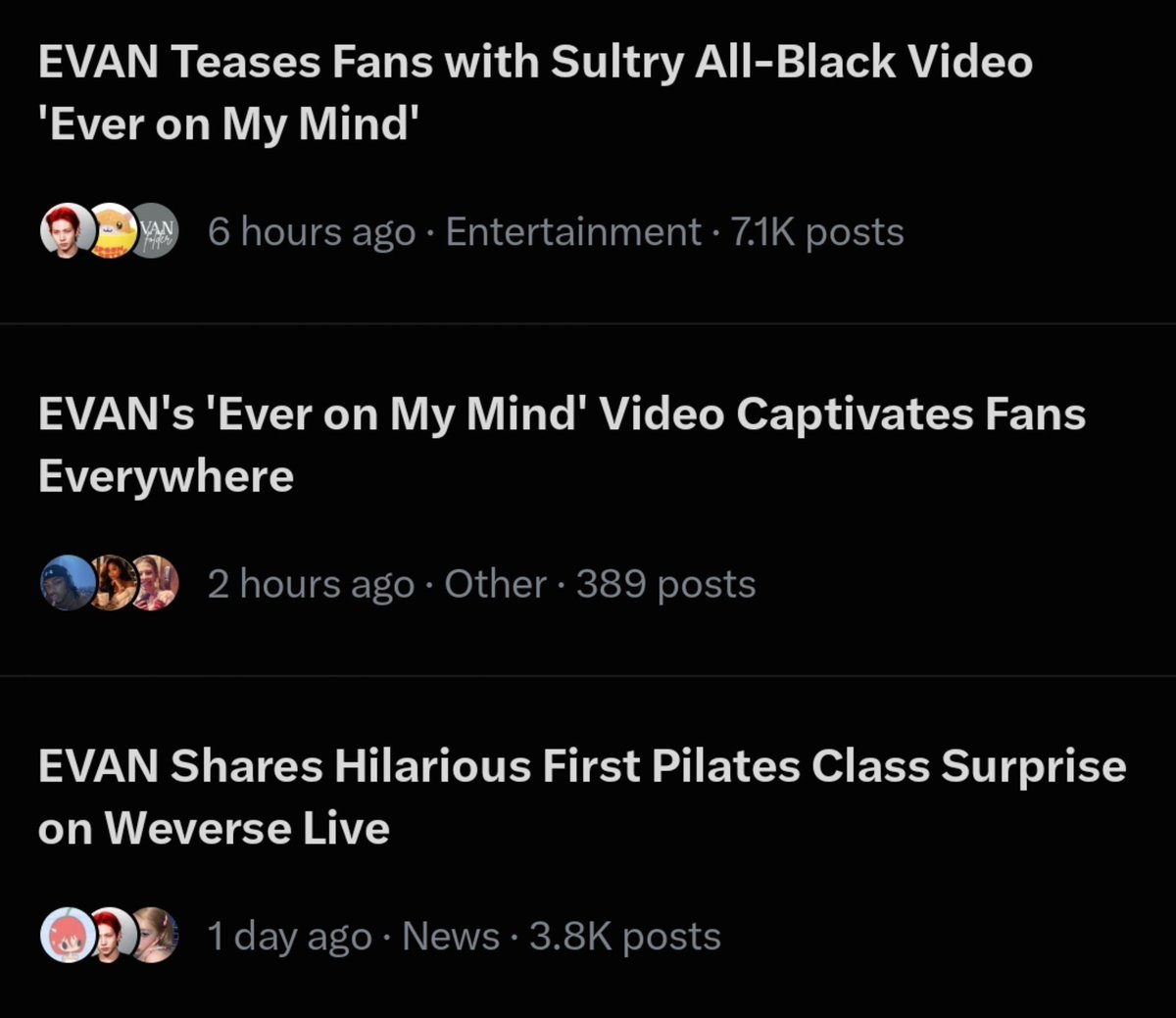 HeeseungUSA's tweet photo. EVAN's "EVER on My Mind 🖤" has been trending for the past six hours!! 

EVAN @h_evva_n, you must know that EVERs are ALWAYS thinking of you!! And you doing this dance cover in an all-black outfit is going to be on repeat for the next few days!! EVERs love you EVAN 🖤♥️

#EVAN #HEESEUNG 
#에반 #희승 #李羲承 #ヒスン