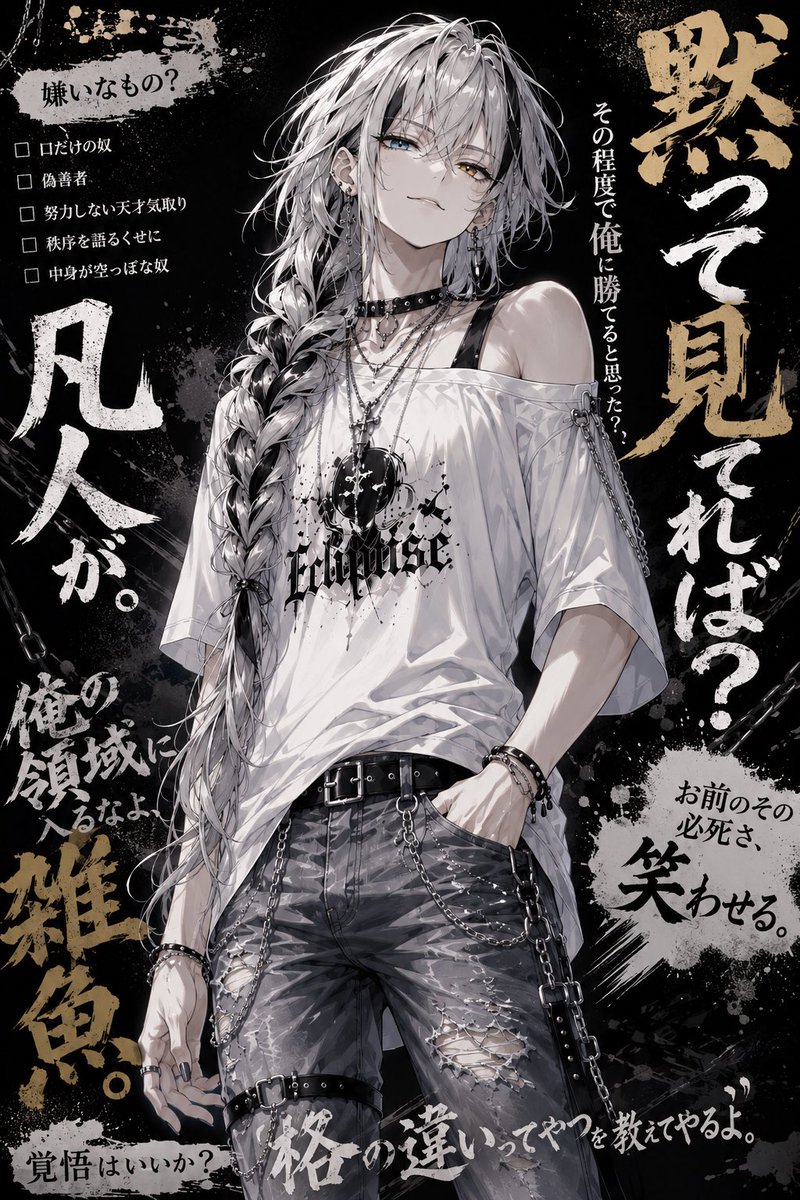 nai_Reality0714's tweet photo. 「その程度？」って顔をするキャラ、作りませんか。
【煽り系キービジュアル プロンプト配布】
使用するキャラの衣装はそのまま引き継ぎます
*下品なポーズ、差別用語は排除済み*
↓プロンプト全文はnoteに記載
 #无プロンプト  #AIArt
反映されないから再アップ
https://t.co/wVz96o38tz https://t.co/QAkiHhVBWG