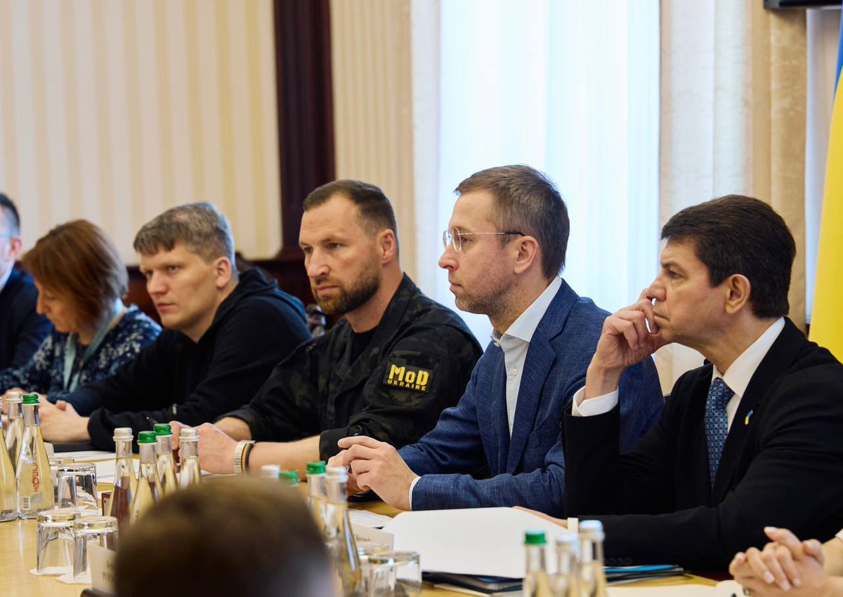 KoretskyiUA's tweet photo. Today, together with Yevhen Khmara, I met with Raytheon’s Vice President for Land and Air Defense as well as the Raytheon Ukraine Executive.

We discussed ways to rapidly increase deliveries of Patriot missiles ahead of winter, expand their production, and further strengthen Ukraine’s defense industry. 

Our objective is not only to meet Ukraine’s immediate defense needs, but also to deepen Ukraine’s integration into the global security architecture.

We paid particular attention to the joint production of air defense systems. This was one of the key outcomes of the meeting between the Presidents of Ukraine and the United States in Ankara. 

The U.S. side has already proposed practical next steps, and the Ukrainian Government will do everything necessary to launch this cooperation without delay.

I am grateful to the United States for its steadfast support of Ukraine and to Raytheon for its commitment to strengthening our air defense. 

Together, we are building the capabilities that will protect lives, reinforce our shared security, and contribute to lasting peace.