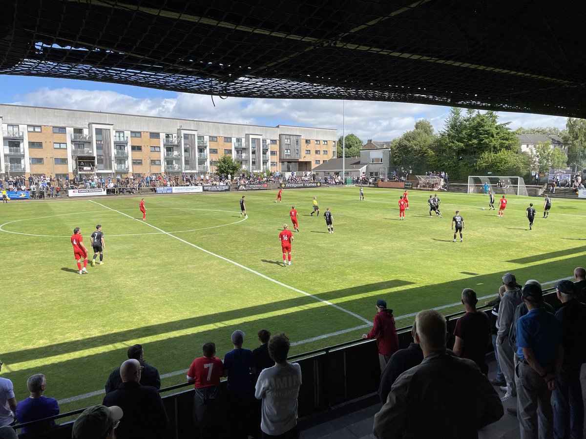 batcountry1980's tweet photo. Never mind that World Cup rubbish. Thats the real fitba kicking back off. Pollok v Troon. Big boy shit. The wee yin just said to me “I think Pollok play better than the World Cup” 🤣 https://t.co/R5kNb2V6fs
