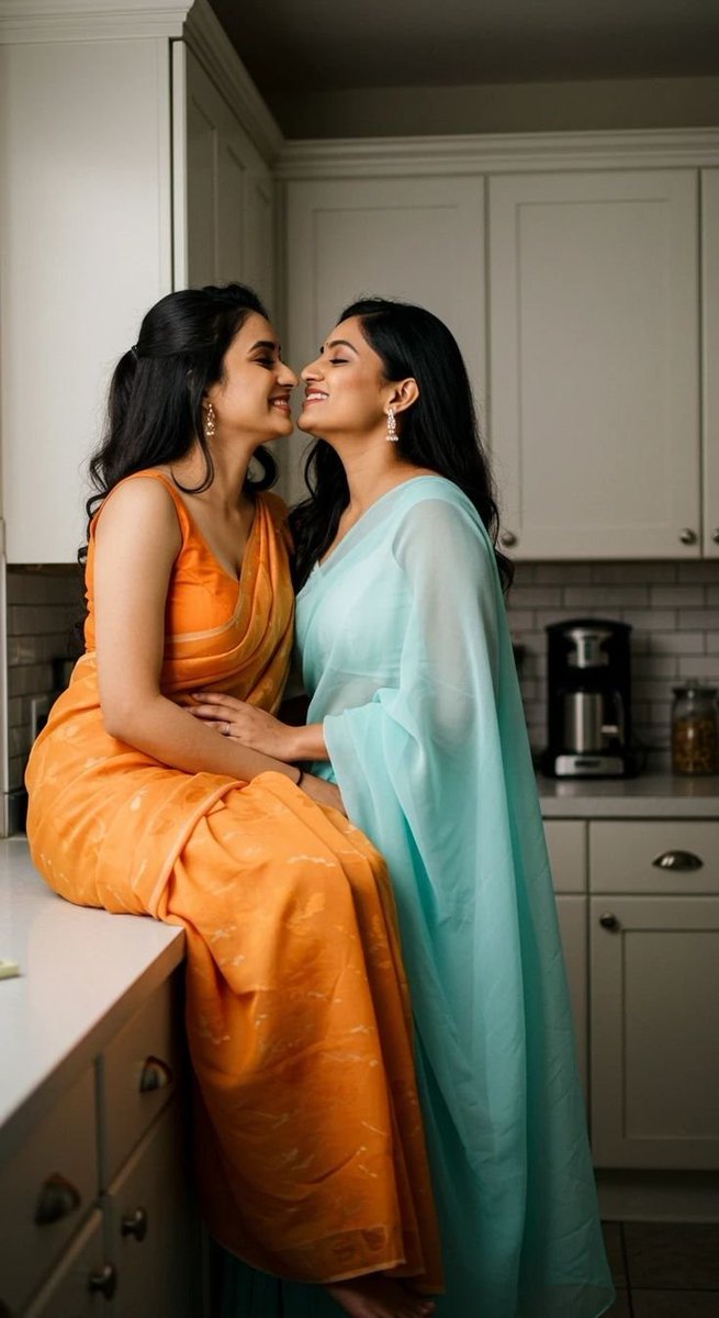 MonikaS28729's tweet photo. "My beautiful hubby , stealing my heart in our little kitchen paradise 
Wife' s favorite place is right here, forehead to forehead, soul to soul. Forever yours." https://t.co/Rqwst4VHcB