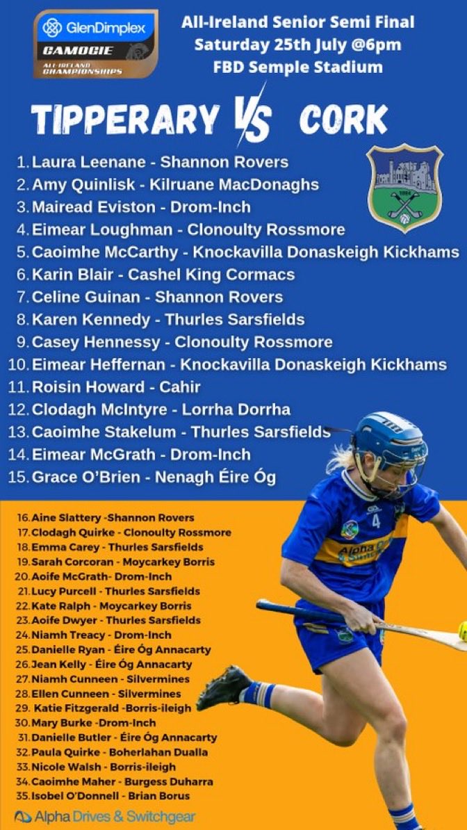 FiFinnymac's tweet photo. It’s @OfficialCamogie All-Ireland SF day in @semplestadium at 6oc
@CorkCamogie v @camogietipp 
Live commentary on @C103Cork Onic Player updates @Corks96FM 
We will also keep you updated on games in the @OfficialCorkGAA @mig_ie County Football C’ship https://t.co/isEUjVUSgl