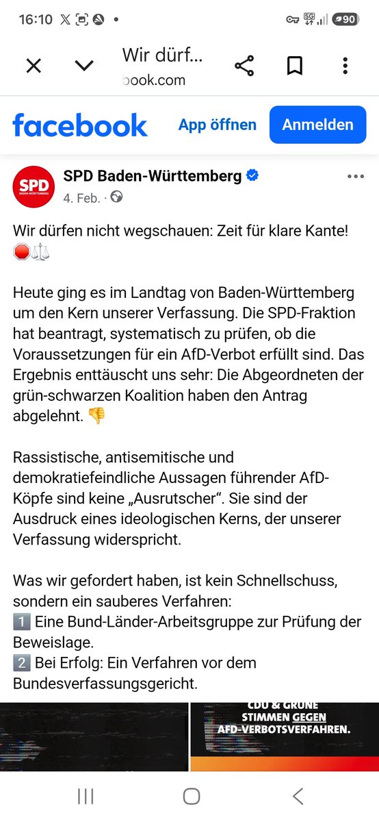 Brandenbur12334's tweet photo. @Frohnmaier_AfD Der Krümel will den Kuchen verbieten🤣. Kein Mensch will die xxx SPD, die nichts ausser Schulden machen und Bürger abzocken kann. Jetzt erst recht #AfD. https://t.co/ZdhtqUy4iI