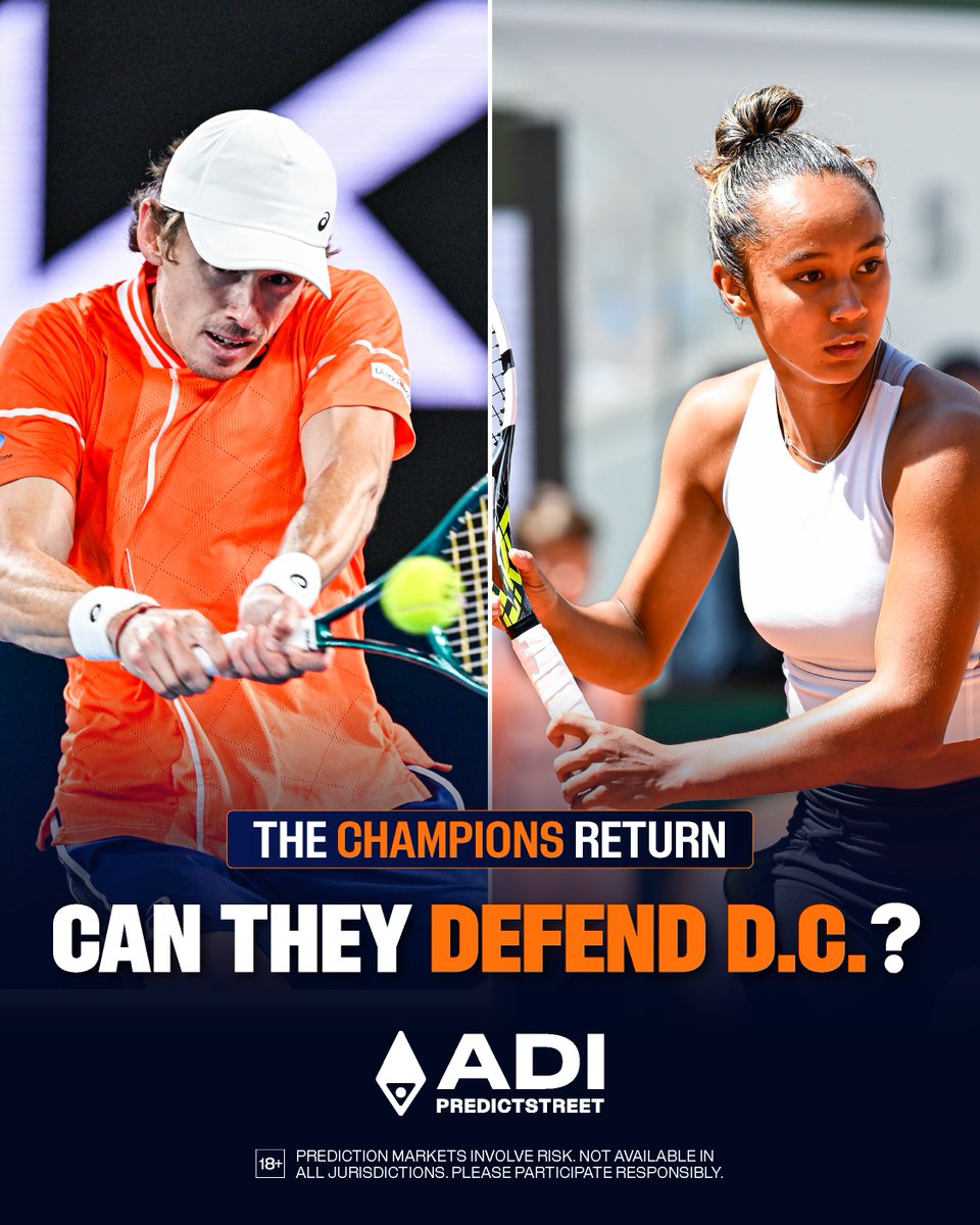 Predictstreet's tweet photo. Big names. Bigger expectations.

The defending champions return to D.C.

Can they retain their titles? https://t.co/3SdKrgEAHp