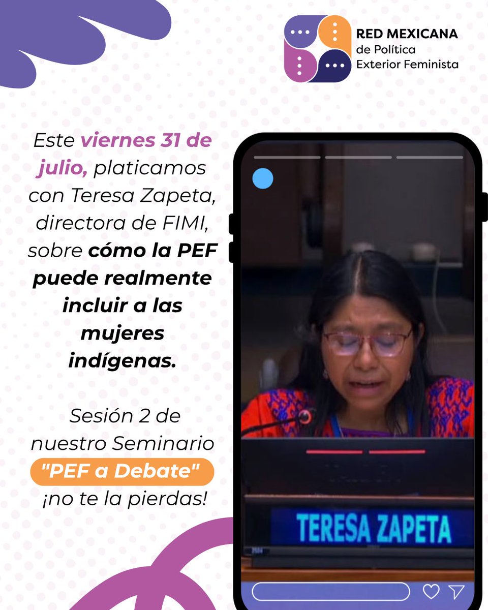 Red Mexicana de Política Exterior Feminista tweet media