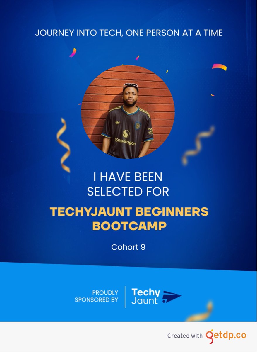 MideMax9's tweet photo. Excited to be selected for TechyJaunt Tech Scholarship Cohort 9.0! 🚀

Looking forward to sharpening my software engineering skills, learning from an amazing community, and building impactful solutions.

Huge thanks to @TechyJaunt for investing in aspiring tech talents. https://t.co/UNFoLm5hQJ