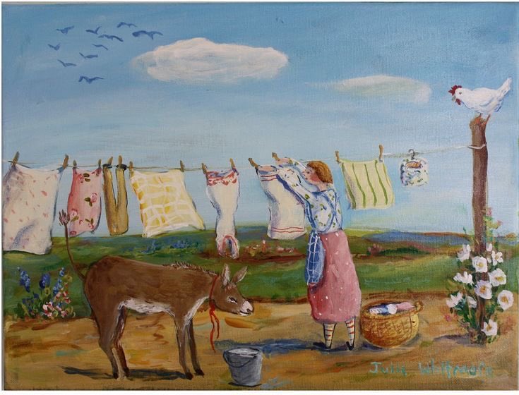 Musk_DaiIy_news's tweet photo. Hello again
Julie Whitmore. (Not the potter of the same name)
Whimsical paintings
I went down to sort lunch out. Wondered why my washing wasn't blowing in this perfect wind The hook had come out of the wall washing on floor. Not much today.
Anything else I wonder 😤 https://t.co/YnQBI1GdNf