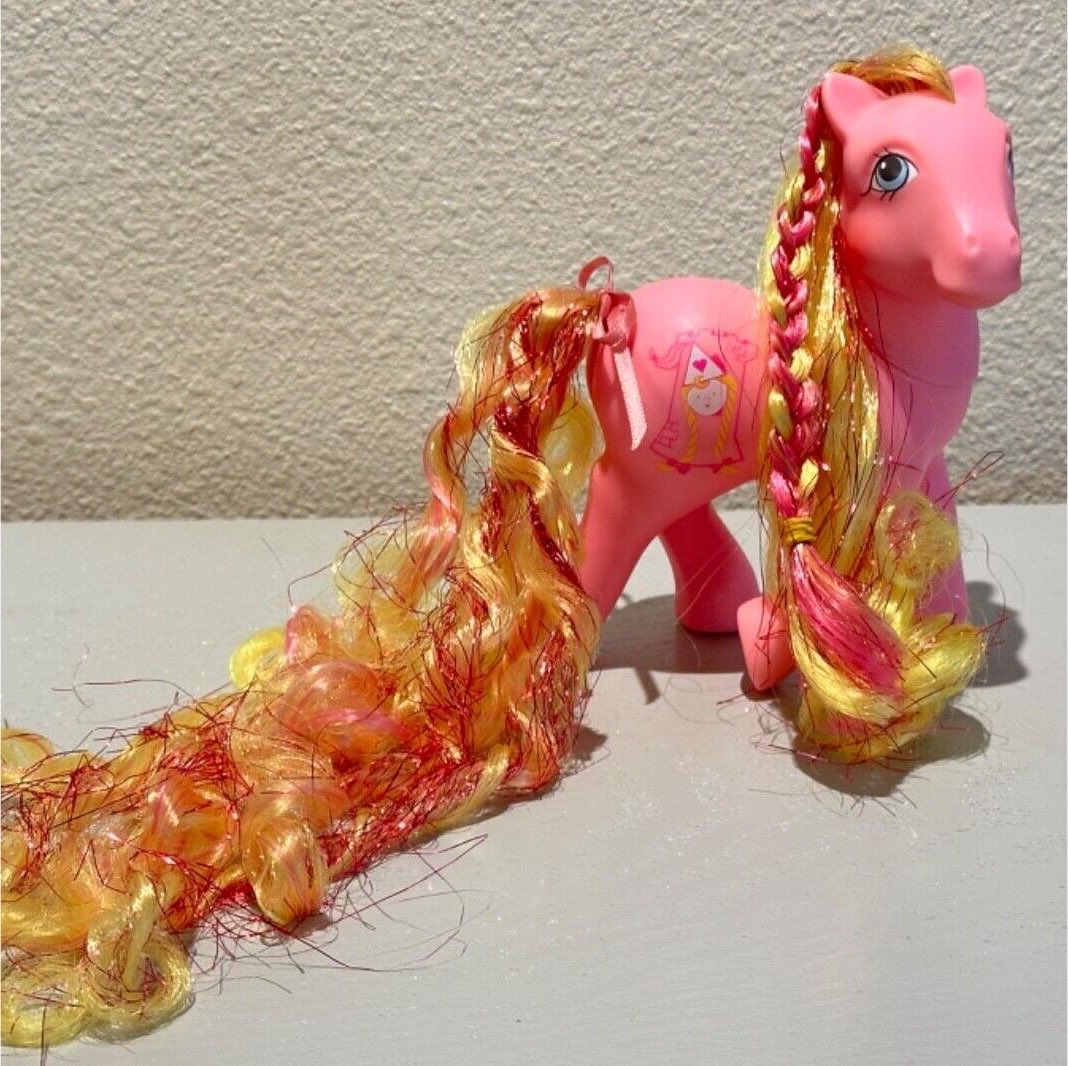 yunfettizsu's tweet photo. G1 my little pony, princess Rapunzel ˖ ݁♬⋆. https://t.co/iVWUrA3PV2