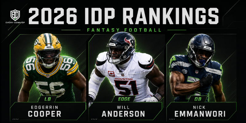 Mike_Woellert's tweet photo. #FFIDP With draft season just around the corner, I made an update to my IDP redraft rankings.
I'm also updating my tiers and breakdowns, so be on the lookout for those soon.
https://t.co/eoHMnohfZz https://t.co/EuvMCA08Nm