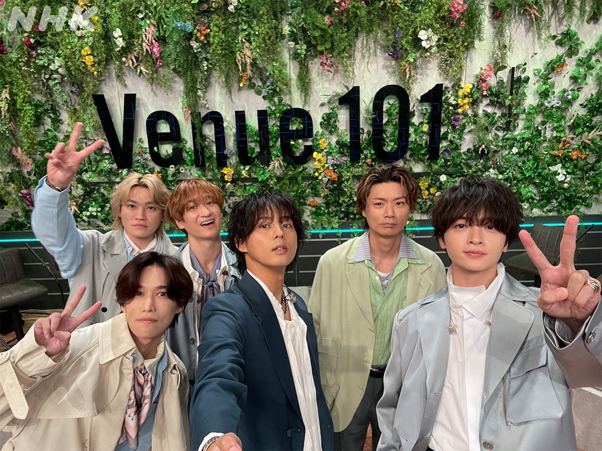 nhk_venue101's tweet photo. 📺#Venue101 NOW ON AIR✨

💋#KisMyFt2 / My Affection 💋

放送は同時配信中👇
スマホでも見られます📱
https://t.co/otY9txnbbZ

✅美しいメロディでまっすぐに愛を伝える大人のラブソング https://t.co/0DJLYfm8cG