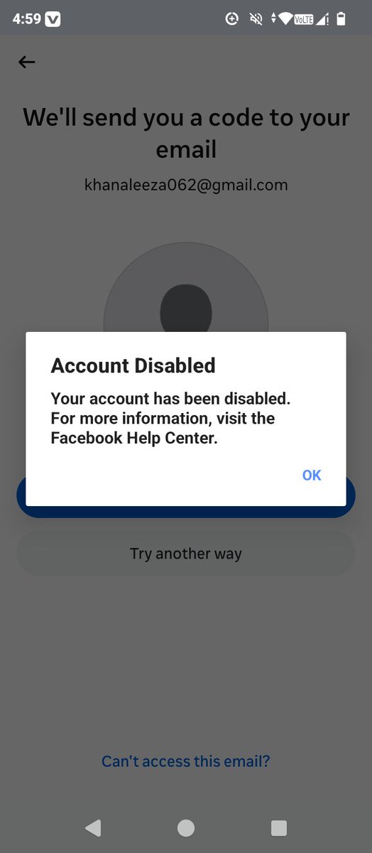 AleezaKhangrdz's tweet photo. Hey @Meta @facebook, my Facebook account has been disabled without any clear reason. I am unable to complete the verification process. Please review my account and help me restore access as soon as possible.
Email: khanal***@gmail.com
#FacebookDisabled #MetaSupport #Help https://t.co/exI1QaTVXs