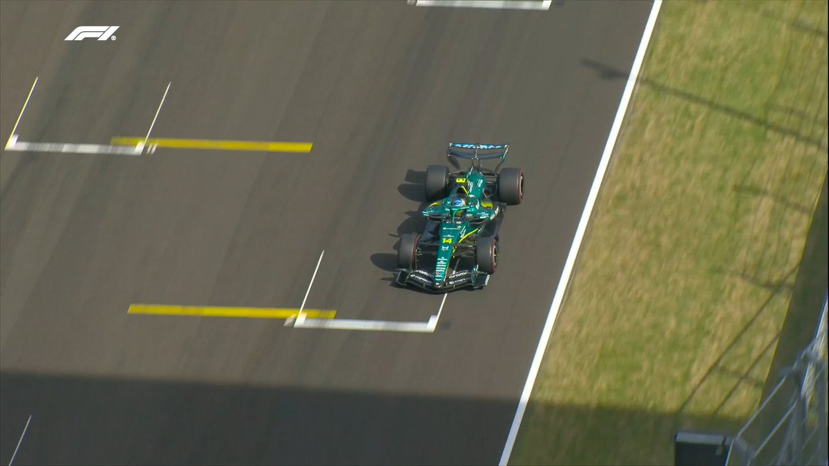 F1's tweet photo. FERNANDO IS THROUGH TO Q2 💪

#F1 #HungarianGP @AstonMartinF1 https://t.co/eeAgZucQdp