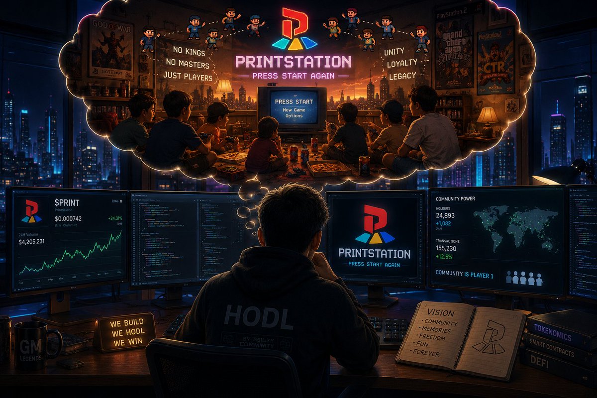 HoneyBadger907's tweet photo. @Traderfinn0 Hahahah of course @printstationfun tomorrow is your day dont miss it. Dont forget press start again button #printstation
$PS
#robinhoodchain
#defi
#rwa https://t.co/yHQC3BGhln