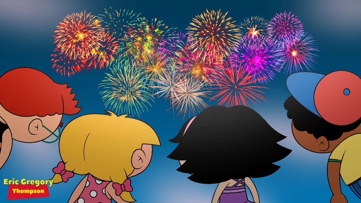 ericgthompsonX's tweet photo. Annie: What are they?
Leo: I don't know.

Here is why to talk about from the footage sequel movie #LittleEinsteins, Leo, June, Quincy, and Annie saws that fireworks in the sky. https://t.co/SSylRjEMEe