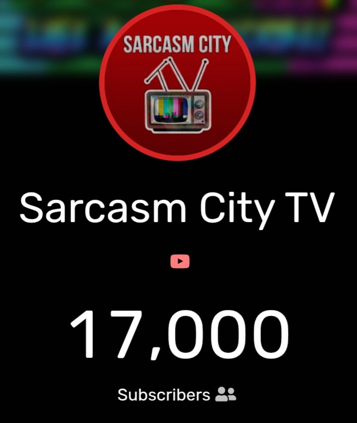 YesItsFlawless's tweet photo. ANOTHER MILESTONE HIT!!!

THE SARCASM CITY TV YOUTUBE CHANNEL HAS REACHED 17,000 SUBSCRIBERS!!! 

BIG UP TO EVERYONE SUPPORTING &amp; ALL MY CO HOSTS!!! 

https://t.co/dVfeJTKzao 

@SarcasmCityTV https://t.co/QvUgNN3SEF