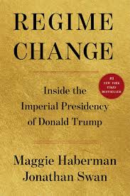 ToddStevenBurr1's tweet photo. About 65 percent through @maggieNYT's #ConfidenceMan and her and @jonathanvswan's #RegimeChange is my priority next week. I wonder which mid-21st-century scholar/writer will spend their entire life producing a definitive 2-volume #DJT #DonaldJTrump biography. https://t.co/jXvBcLkyJO