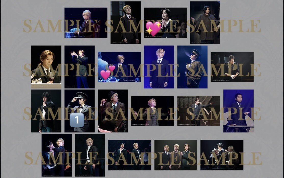 kmy0128a's tweet photo. 【交換】 ミュージカル憂国のモリアーティ モリミュ ランダムブロマイド ランブロ 舞台写真

譲：★Aアルバート、★Aウィリアム&amp;シャーロック、Bフレッド、Aシャーロック

求：💖＞💕

★は💖との交換

まとめての方優先
神戸三宮付近手渡し or 郵送
お気軽にお声掛けください https://t.co/8zpwNLerEG