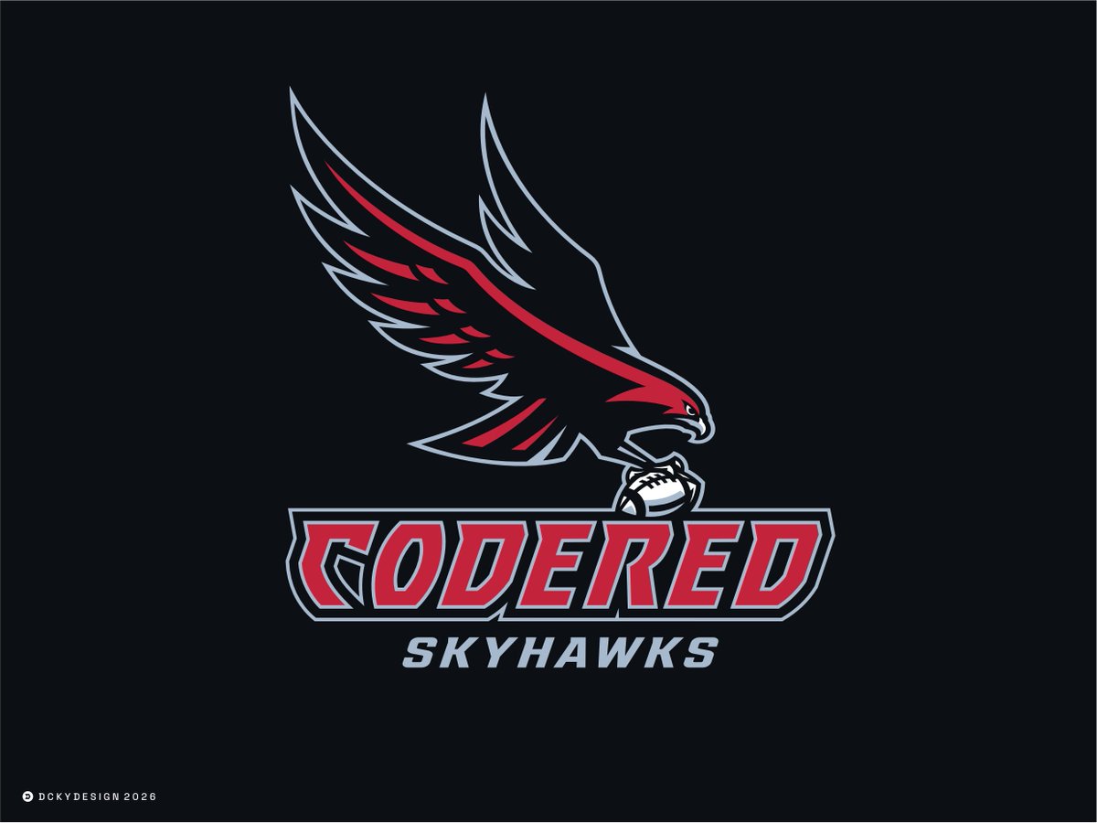 dckydesign's tweet photo. CODERED Skyhawks Logo Set
๐ฉ For inquiries and collaborations, contact me dm or email
#hawkslogo #sportslogo #footballlogo #mascotlogo #mascotdesign #sportsbrand #sportsmascot https://t.co/3fBJ9VUVOt