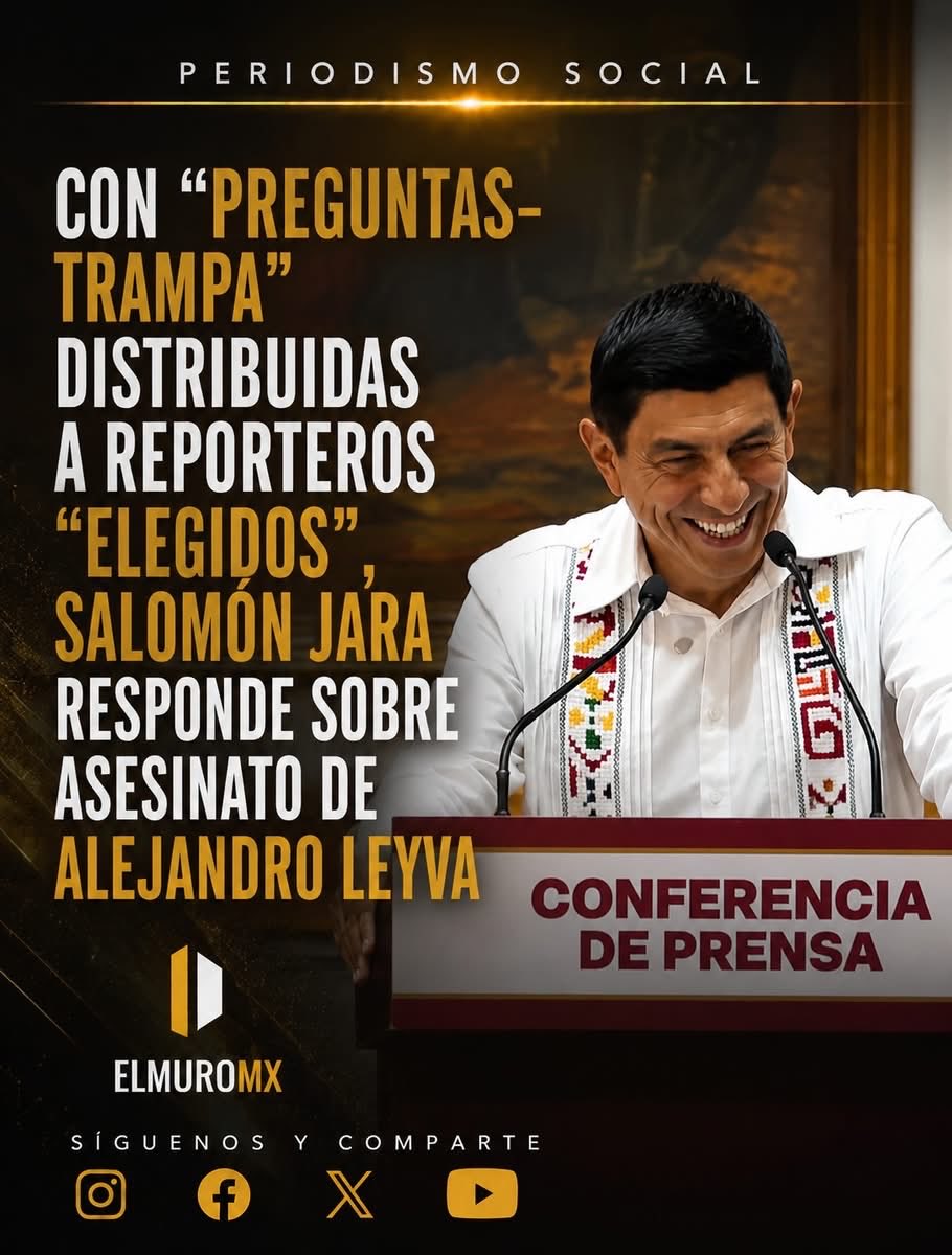 reddelistmo's tweet photo. #SalomónJara quedó bajo cuestionamiento por el uso de preguntas previamente distribuidas entre algunos reporteros alineados al gobierno. la conferencia se salió del guión al permitir el acceso de reporteros con cuestionamientos verdaderos que sacaron al gobernador https://t.co/GpzwCfwepr
