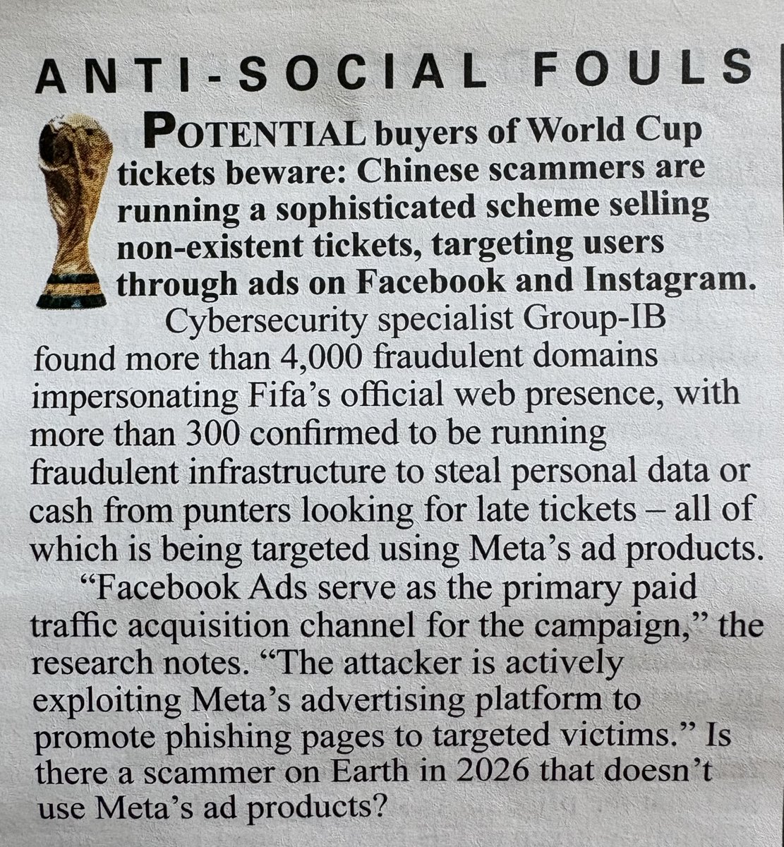 Nili14uk's tweet photo. @facebook @Meta @AIatMeta
Banned by your AI community standards bots in Dublin, no reason given and cannot find out why or contact a human. Meanwhile #Jewhate is rife on Facebook, and #marketplace continues to rip off the public! Such hypocritically LOW standards at #meta https://t.co/OfR2LPQ0Kc
