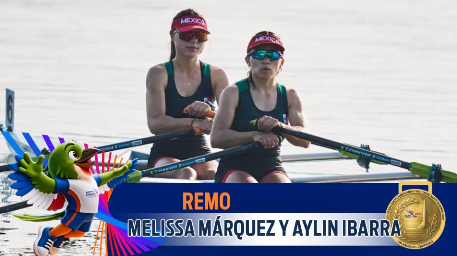 FOXSportsMX's tweet photo. ¡LLEGÓ EL PRIMER ORO PARA MÉXICO! 🥇🇲🇽
#JCCxFSMX | Melissa Márquez y Aylin Ibarra le dan la primera presea áurea al país en la prueba de en la prueba de Remo LW2x
Finalizaron con un tiempo de 7:22.51 y se suben a lo más alto del podio. Ecuador se quedó con la plata mientras que Cuba sumó el bronce 🙌
¡FELICIDADES!