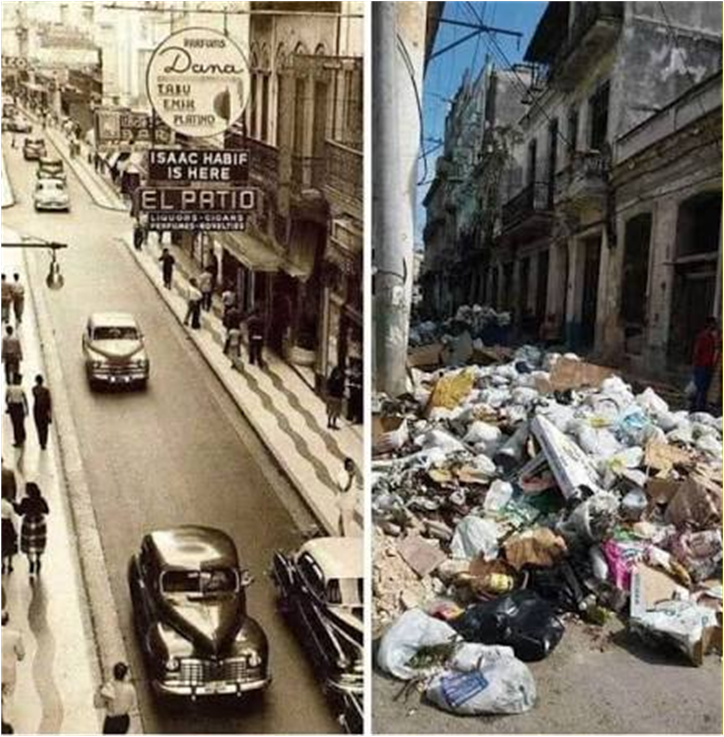 HarryCor1968's tweet photo. @LP_LaPresse 50 ans de social-démocratie = socialiste = faillite d'un pays. Regardez Cuba avant et après les ravages du socialisme. 🤡🤡🤡 https://t.co/i0HVmxRxY9