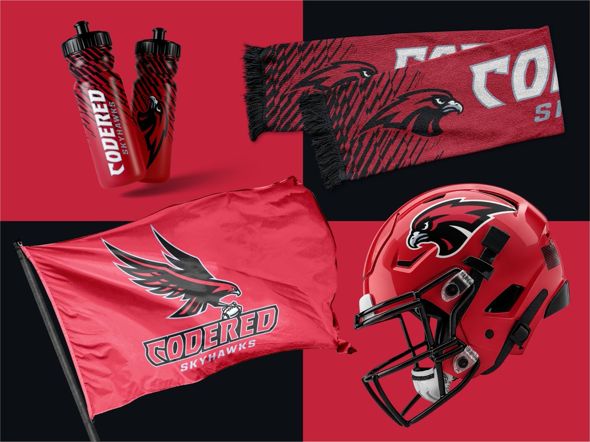 dckydesign's tweet photo. CODERED Skyhawks Logo Set
๐ฉ For inquiries and collaborations, contact me dm or email
#hawkslogo #sportslogo #footballlogo #mascotlogo #mascotdesign #sportsbrand #sportsmascot https://t.co/3fBJ9VUVOt