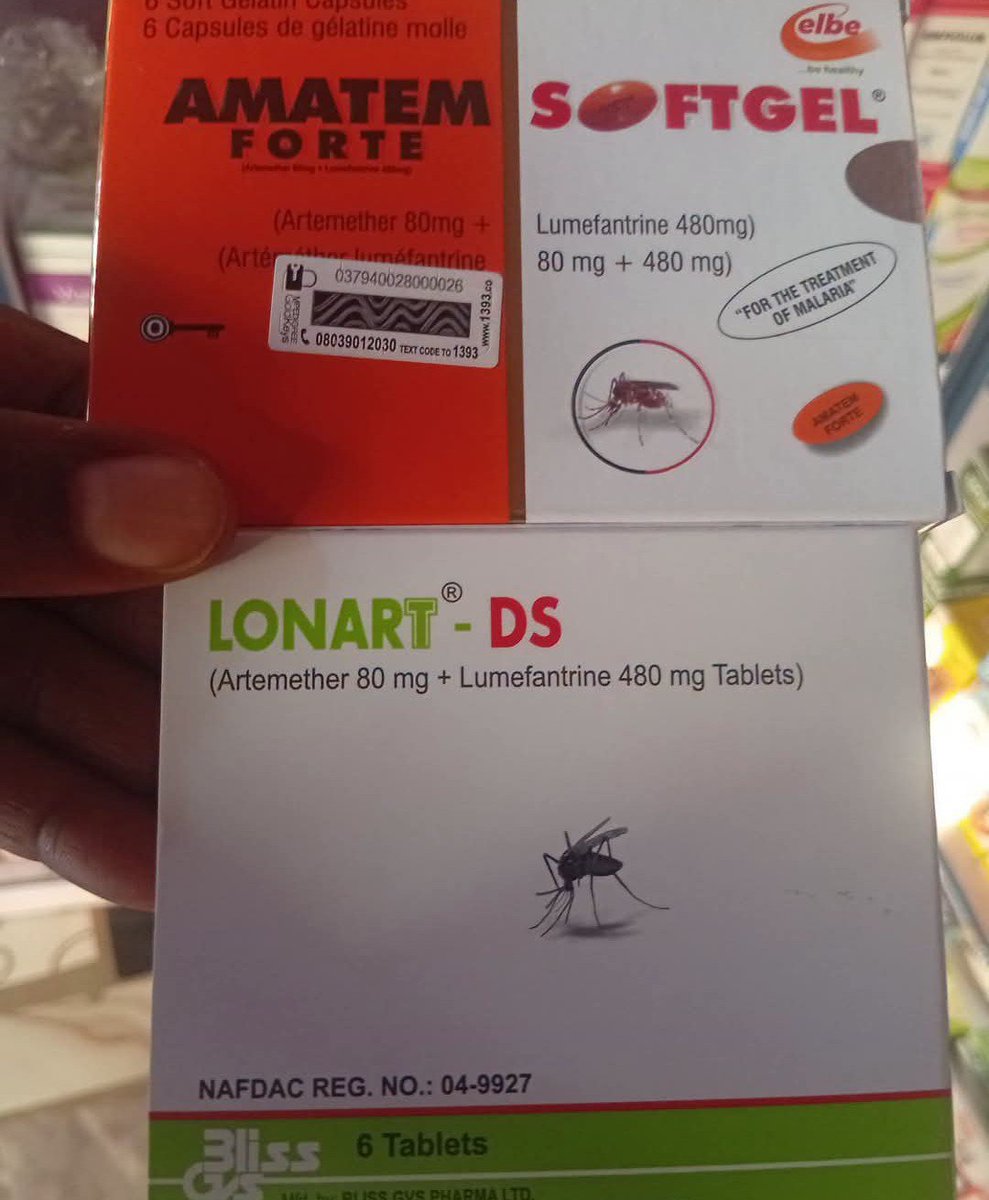 OvwomaB's tweet photo. Which antimalarial work best for you? https://t.co/ewcC9Pvn5F