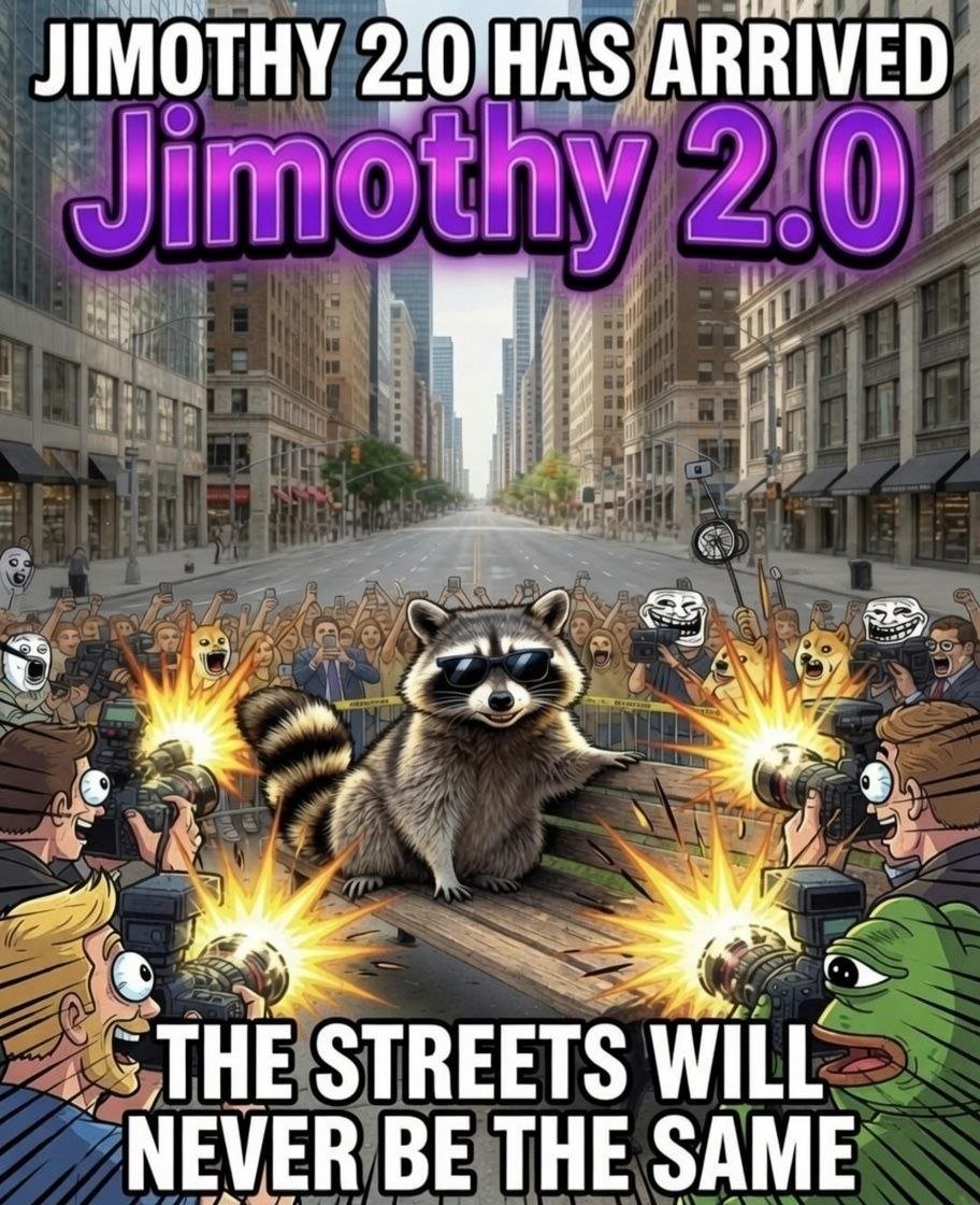 micha16328's tweet photo. @3pink10sss $Jimothy2.0 $Jimothy 🦝💯
@Jimothy2_0 

HBjaduVGUFukW2TT8DSwSdqLbBAW8uSJUxek2GfTpump https://t.co/ia9FMQ2j2q