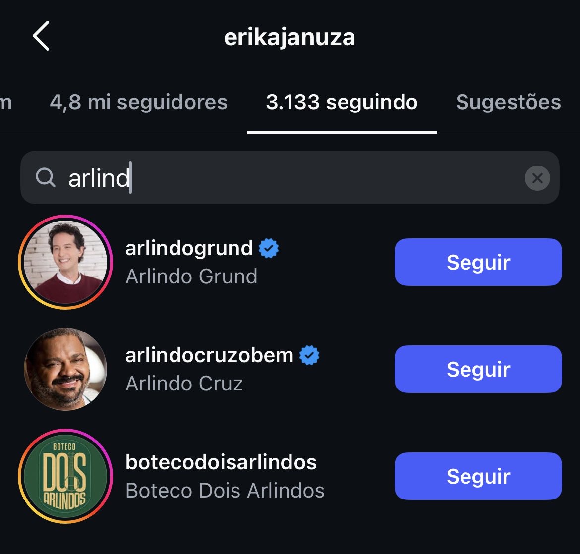 fofocarnaval's tweet photo. 🚨🚨 A Erika Januza apagou todas as fotos com o Arlindinho e deixou de segui-lo. O motivo é que tem um video circulando dele saindo com duas mulheres de uma casa de swing! Que vacilão! https://t.co/uwuBgct0jj