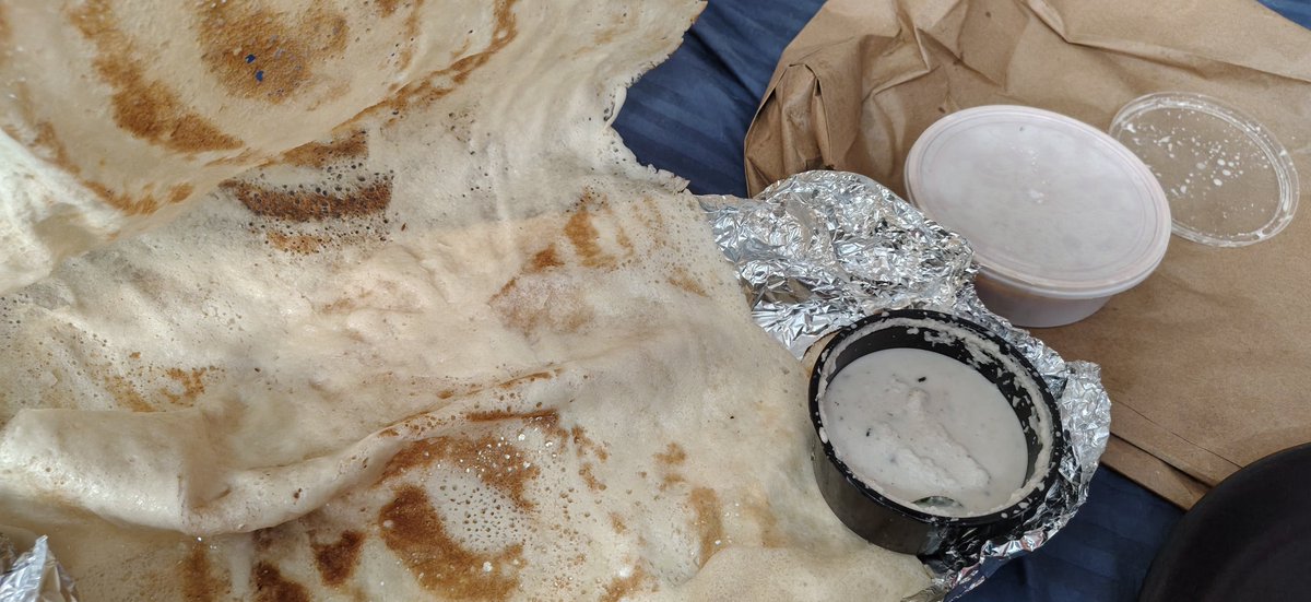 Mr_6_Speed's tweet photo. @zomato I ordered a masala and received a plain one. Could you please explain how is this photo not adequate enough to validate the issue. Can you see any masala on the dosa? https://t.co/u27U46WaeG