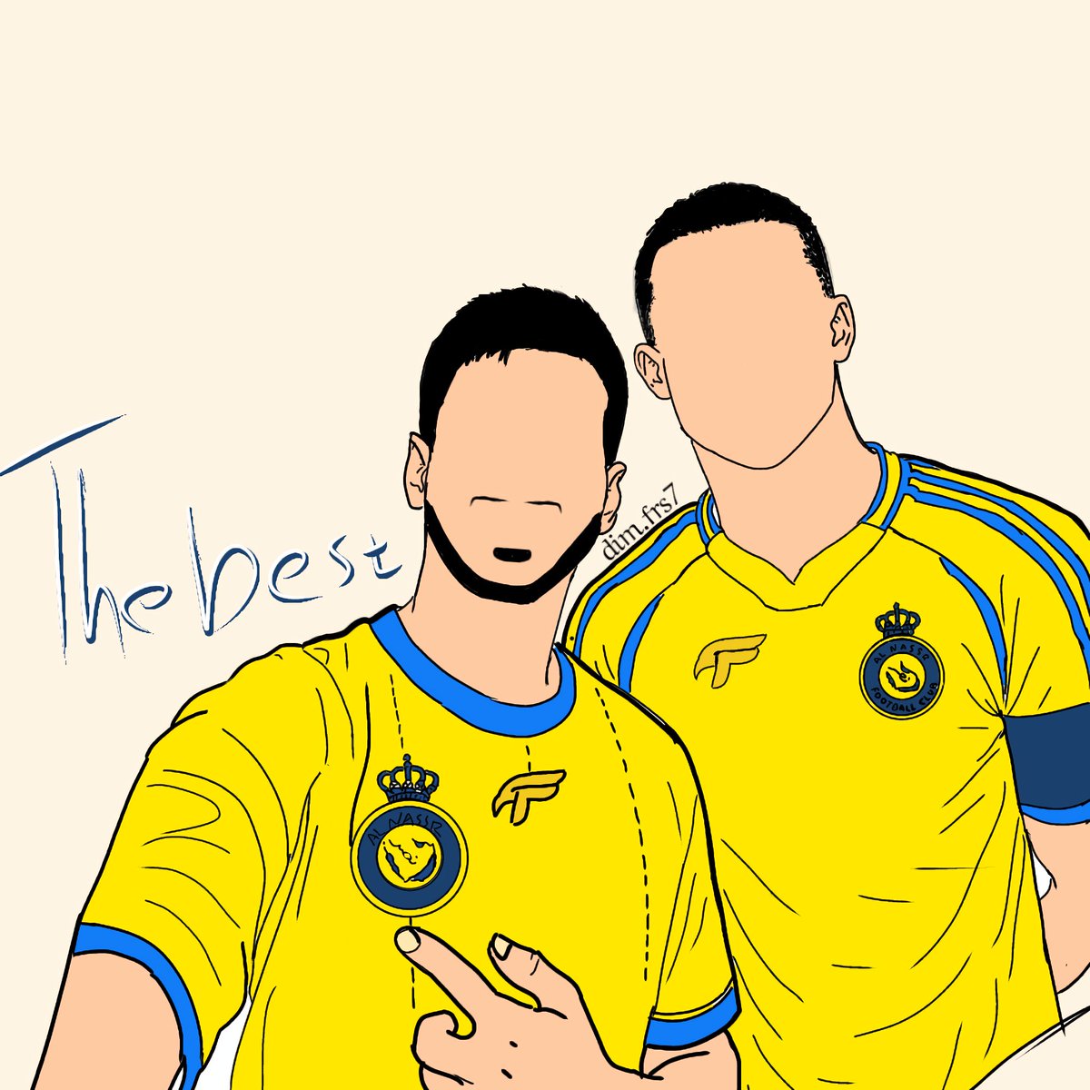 dimfrs7's tweet photo. الافضل برسمه وحده☝🏻. 
#فارس #رونالدو https://t.co/CuJx3Alaoz
