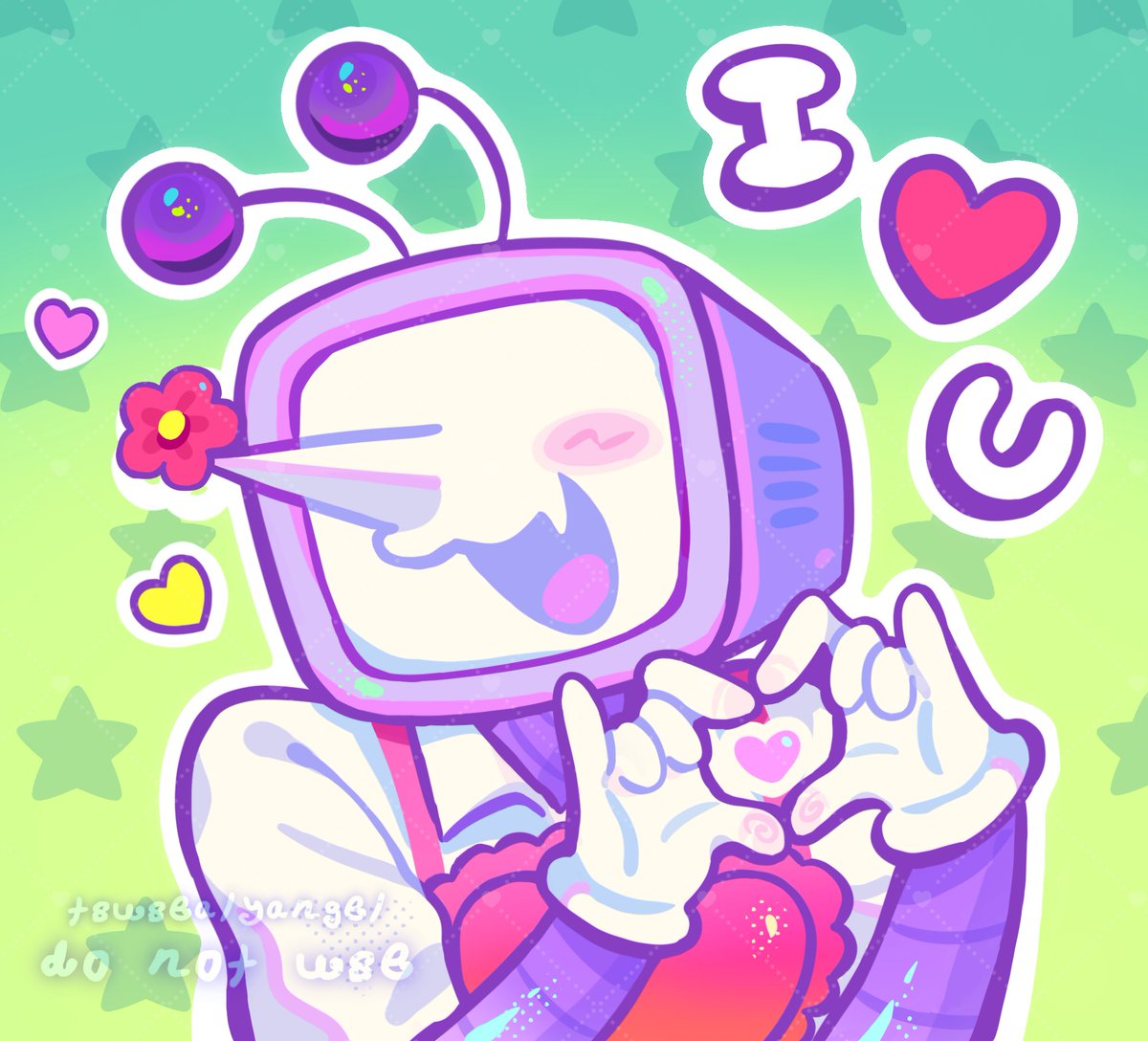 tsusealyangel's tweet photo. Tenna I drew for a friend 📺❤️ https://t.co/b4F9F5wLZo