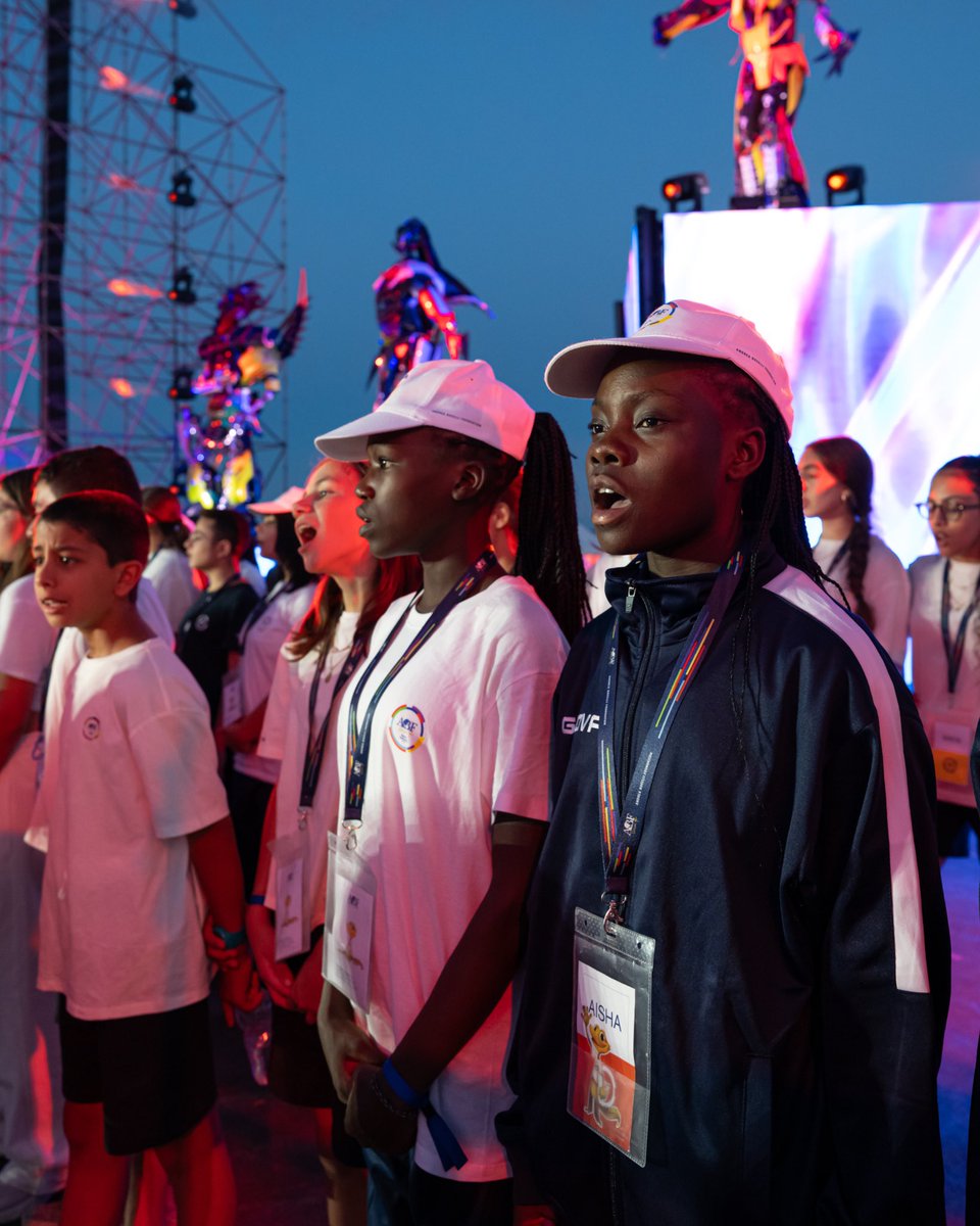 abfoundation's tweet photo. Yesterday, the young choristers of ABF Voices Of took the stage at the #TeatrodelSilenzio for the dress rehearsal of the concert in which they will perform today alongside founding conductor Andrea Bocelli.​

It was a deeply moving moment for the girls, boys, young people, and choir directors from Haiti, Uganda, the Holy Land, Camerino, and Rione Sanità, who are currently sharing in the experience of the first ABF Global Gathering. ​

Tonight’s performance marks an important milestone in a journey built over time through choral practice, the encounter between different cultures, and the personal growth experienced within the educational communities of ABF Voices Of.