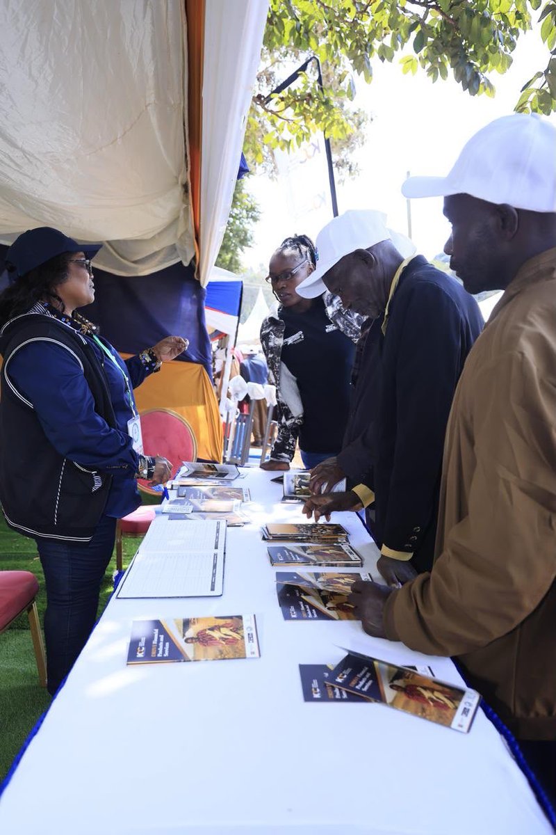 KDC_KE's tweet photo. We participated in the Meru Central Dairy Cooperative Union’s 11th Annual Dairy Farmers Field Day at the ASK Gitoro Showground in Meru County, showcasing investment opportunities and highlighting the Corporation’s role in supporting the growth and transformation of Kenya’s dairy value chain.

The event was graced by H.E. Deputy President Prof. Kithure Kindiki, accompanied by CS Hon. Mutahi Kagwe and CS Hon. Wycliffe Oparanya.

#KDC #InvestingInKenya #DairyValueChain #Agriculture #InvestmentOpportunities #SustainableDevelopment #MeruCounty @Meru_county