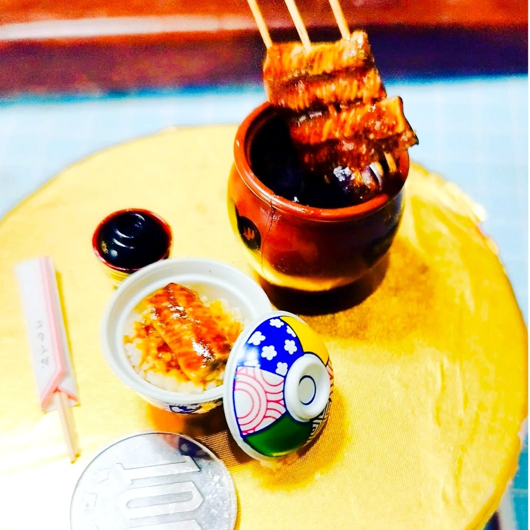 m_mituhasi's tweet photo. #土用の丑の日  #うな丼  #ミニチュア

 #うなぎ https://t.co/NdpIsJDRws