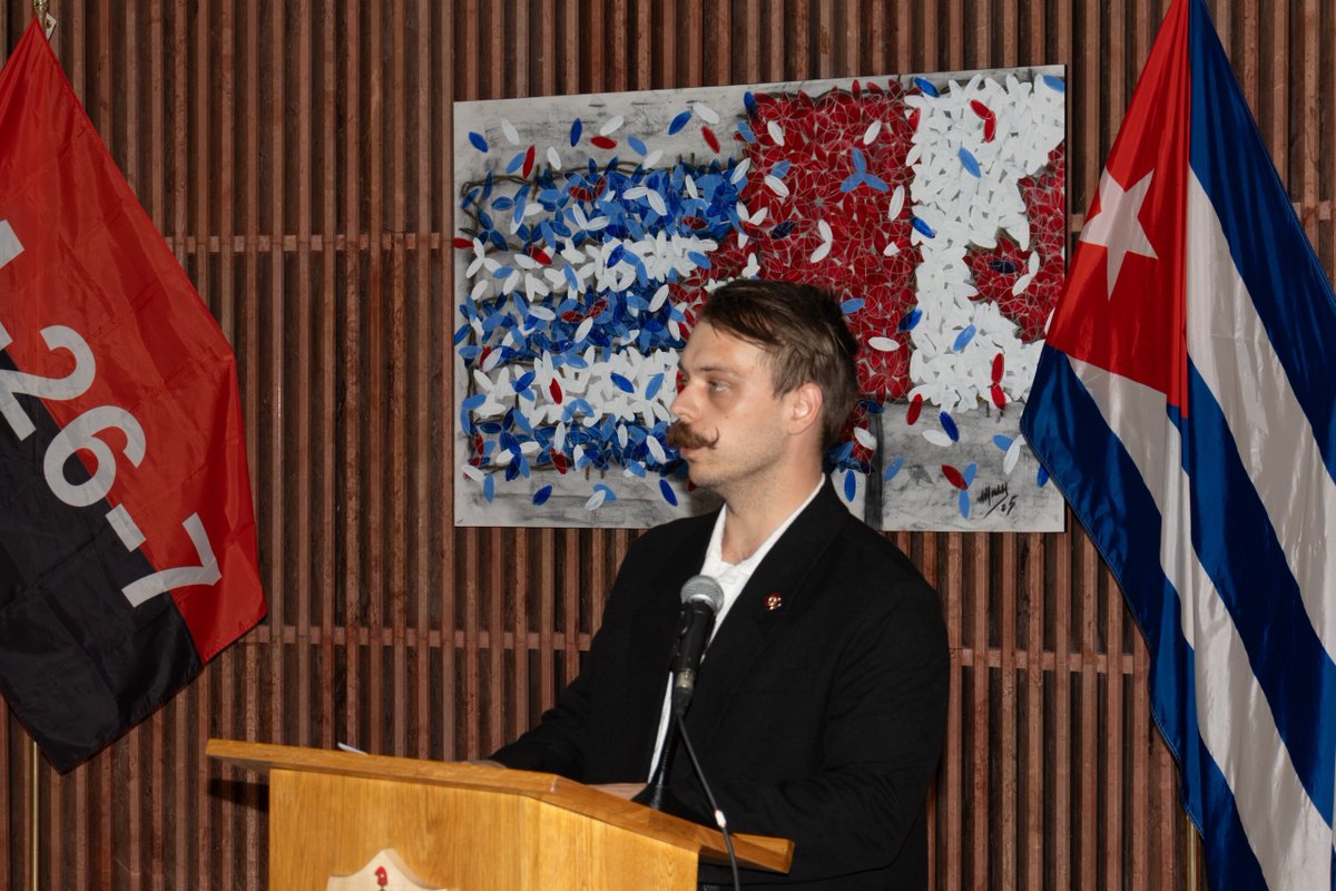 R_Malmierca's tweet photo. Con acto político cultural en @EmbacubaCanada conmemoramos 73 aniversario asalto a cuarteles Moncada y Carlos Manuel de Céspedes. Representantes de varias organizaciones canadienses reiteraron solidaridad con #Cuba. Ratificamos compromiso con Revolución y Fidel en su centenario. https://t.co/zPzW6gRoqY