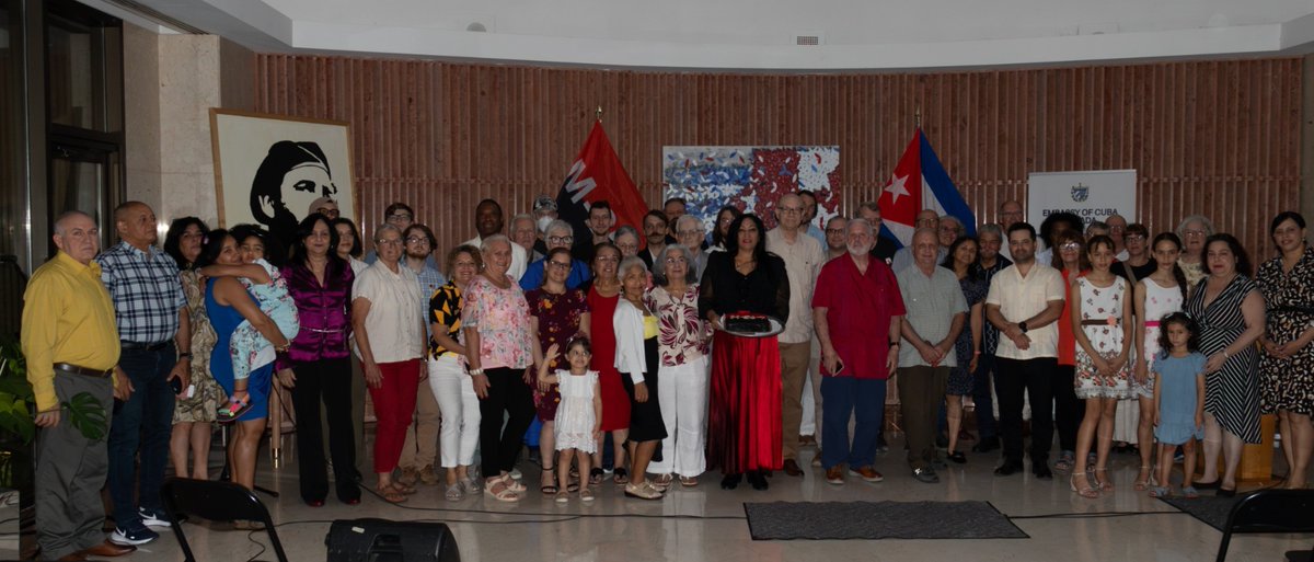 R_Malmierca's tweet photo. Con acto político cultural en @EmbacubaCanada conmemoramos 73 aniversario asalto a cuarteles Moncada y Carlos Manuel de Céspedes. Representantes de varias organizaciones canadienses reiteraron solidaridad con #Cuba. Ratificamos compromiso con Revolución y Fidel en su centenario. https://t.co/zPzW6gRoqY