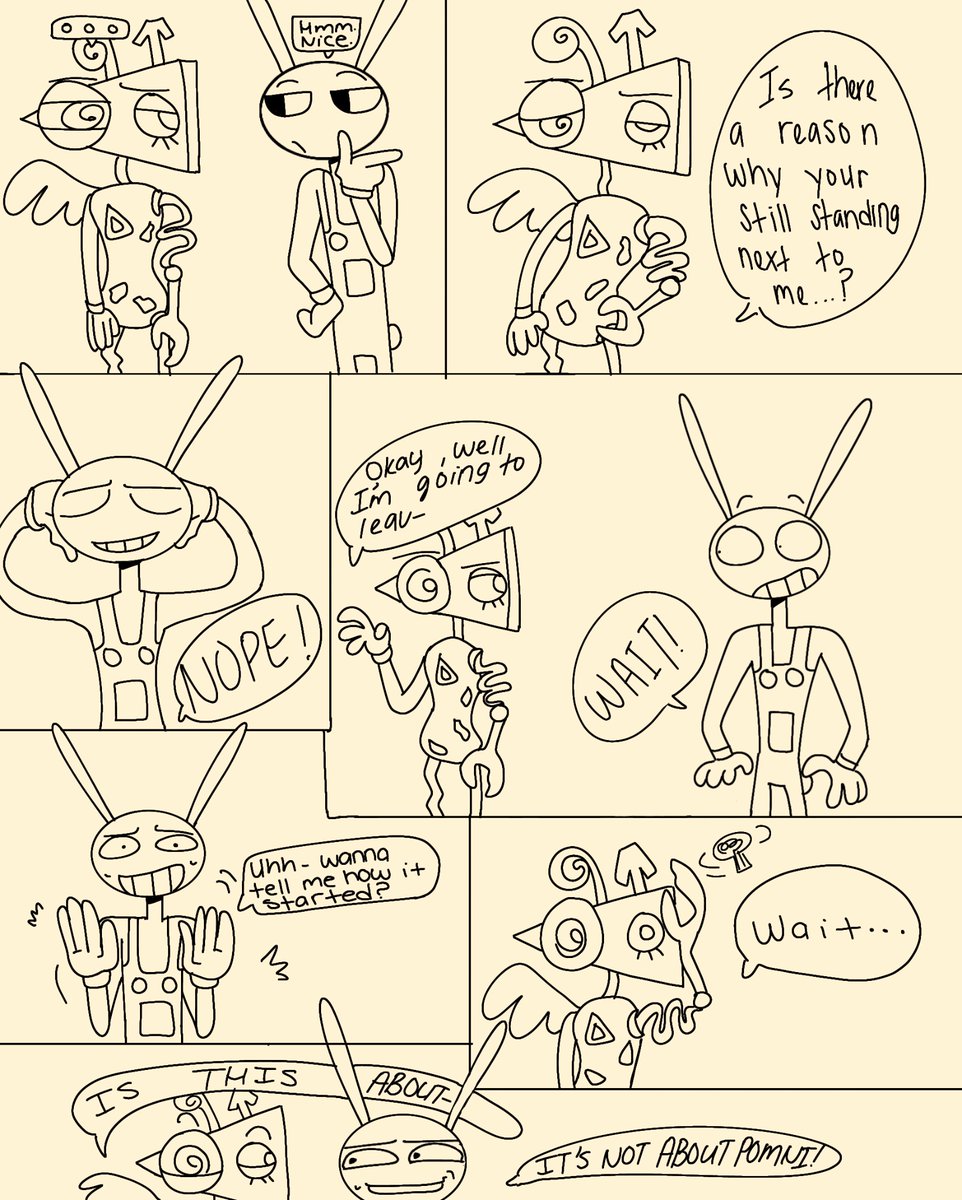 Darling2010xoxo's tweet photo. Wingman Zooble helps with Jax’s love problem #funnybunny #tadcㅤㅤ #jax #zooble 

Jax and Zooble siblings vibes ^^
1/2 https://t.co/uu2FkMl35X