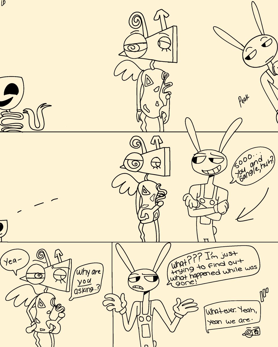 Darling2010xoxo's tweet photo. Wingman Zooble helps with Jax’s love problem #funnybunny #tadcㅤㅤ #jax #zooble 

Jax and Zooble siblings vibes ^^
1/2 https://t.co/uu2FkMl35X
