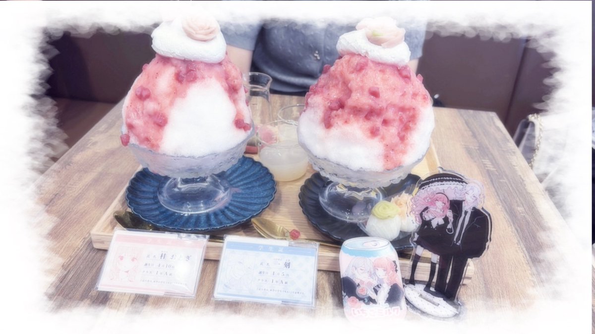 Phantom__0509's tweet photo. #恋せよまやかし天使ども 

かき氷見かけた時から絶対おとぎちゃんと一刻連れていくって決めてた🎀🪽𓂃𓈒𓏸︎︎︎︎ https://t.co/HBLsABwav8
