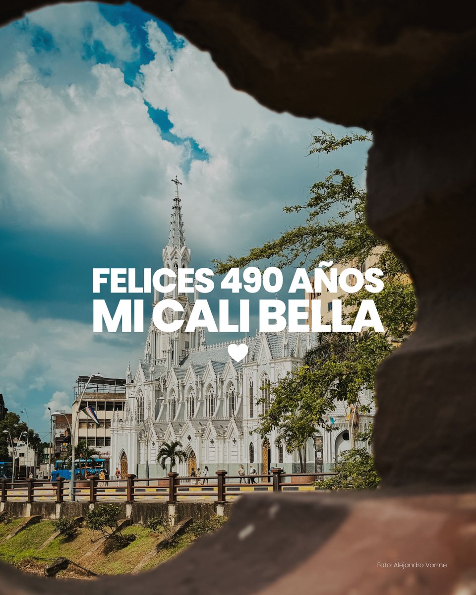 AlcaldiaDeCali's tweet photo. 490 años no se cuentan solo en el tiempo. Se cuentan en las historias que nacen en cada barrio, en las personas que hacen de Cali su hogar y en todo lo que hemos construido juntos.

💛 https://t.co/TdFpsDYCvS