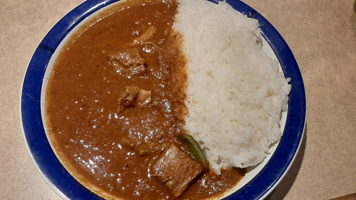 yoshixOK's tweet photo. 叔父が他界した3月と誕生月の7月に墓参り��してカレーライスを食べる。本日は駿河台下エチオピアにてビーフカレー。 https://t.co/SGQata0Dfk