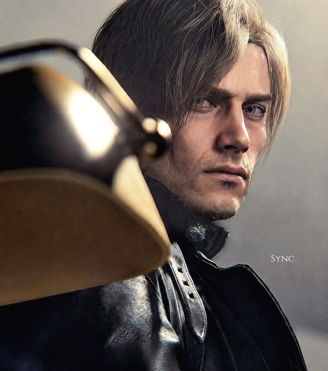 Synclsk_'s tweet photo. Good Morning ❤️

- Leon’s got his eye on you. 😏🤭

#ResidentEvil #LeonsKennedy #REBHFUN #RE9 https://t.co/buUhpcbVfT