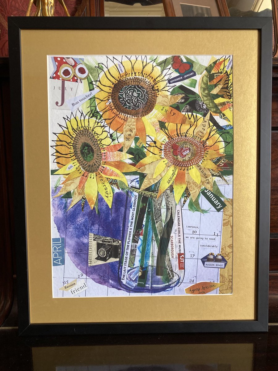 MorleyLass92's tweet photo. As the original has sold now- I have framed an A3 fine art print of Calendar Girls - Mixed Media #calendargirls #stephenjosephtheatre https://t.co/2iZAyBEVIv
