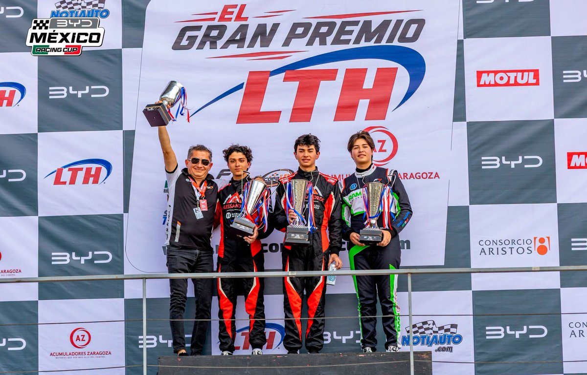 autodromohr's tweet photo. Emociones a tope en la Carrera 1 de F4 NACAM en el Autódromo Hnos. Rodríguz durante su Fecha 4 de 2026

#bydmexicoracingcup #f4nacam #ahr https://t.co/V0ZikELcqV