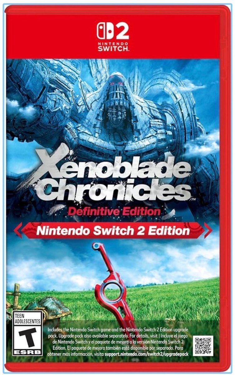 NinWire's tweet photo. Xenoblade Chronicles™: Definitive Edition – Nintendo Switch™ 2 Edition releases physically next week! (#ad)

https://t.co/EhxpaitGK9 https://t.co/oNm0Dp3JEo