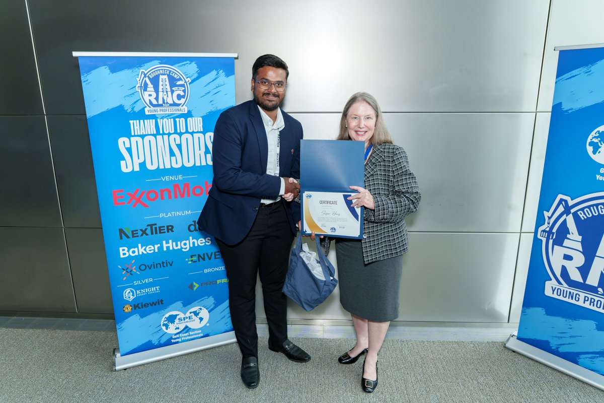SPEtweets's tweet photo. 🚀 2027 SPE President Susan Howes spoke with 250+ students and young professionals at Roughneck Camp 2026, sharing insights on the value of SPE, career growth, and leadership. 🤝

Credit: C. Susan Howes, 2027 SPE President via LinkedIn

#WeAreSPE https://t.co/v6vYvvDteI